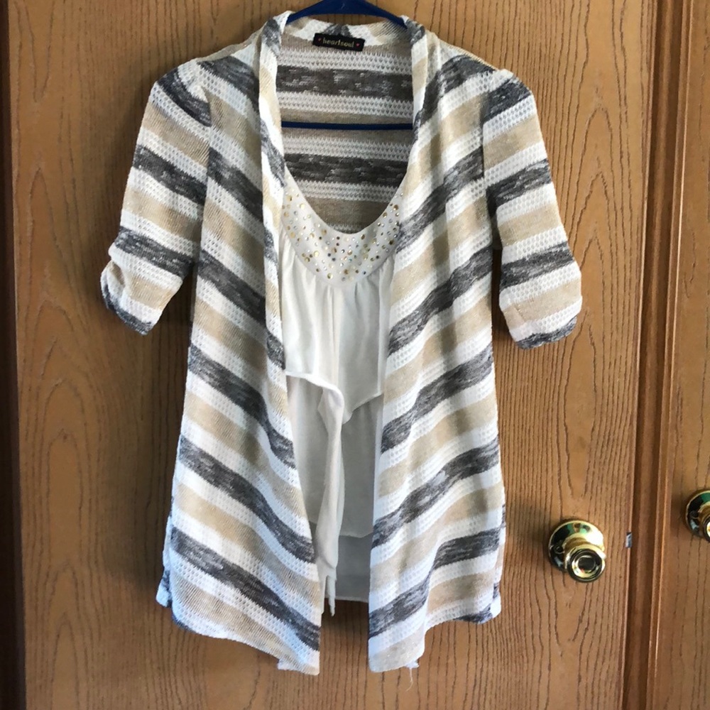 Blouse with ruffles